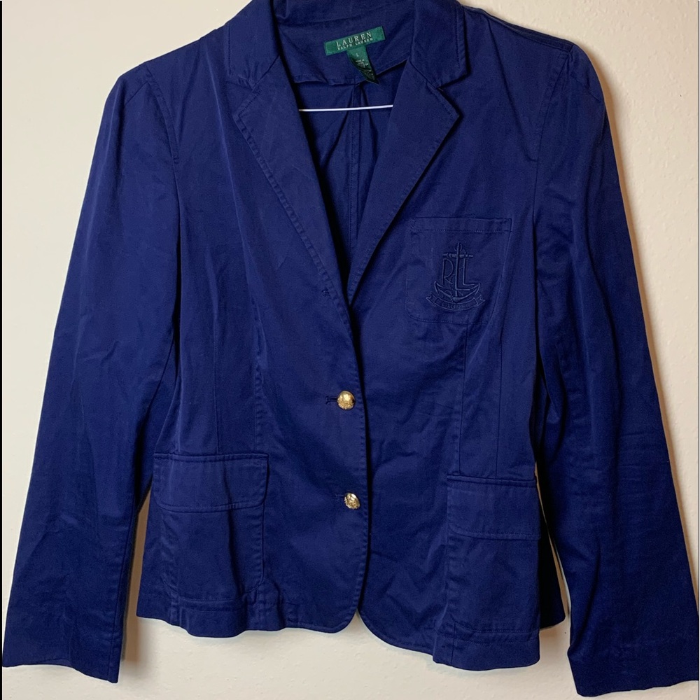 Ralph Lauren Size L Crest Anchor Blazer Jacket